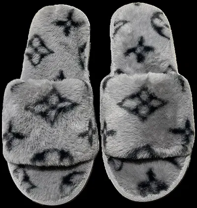 Louis Vuitton Fur Slides